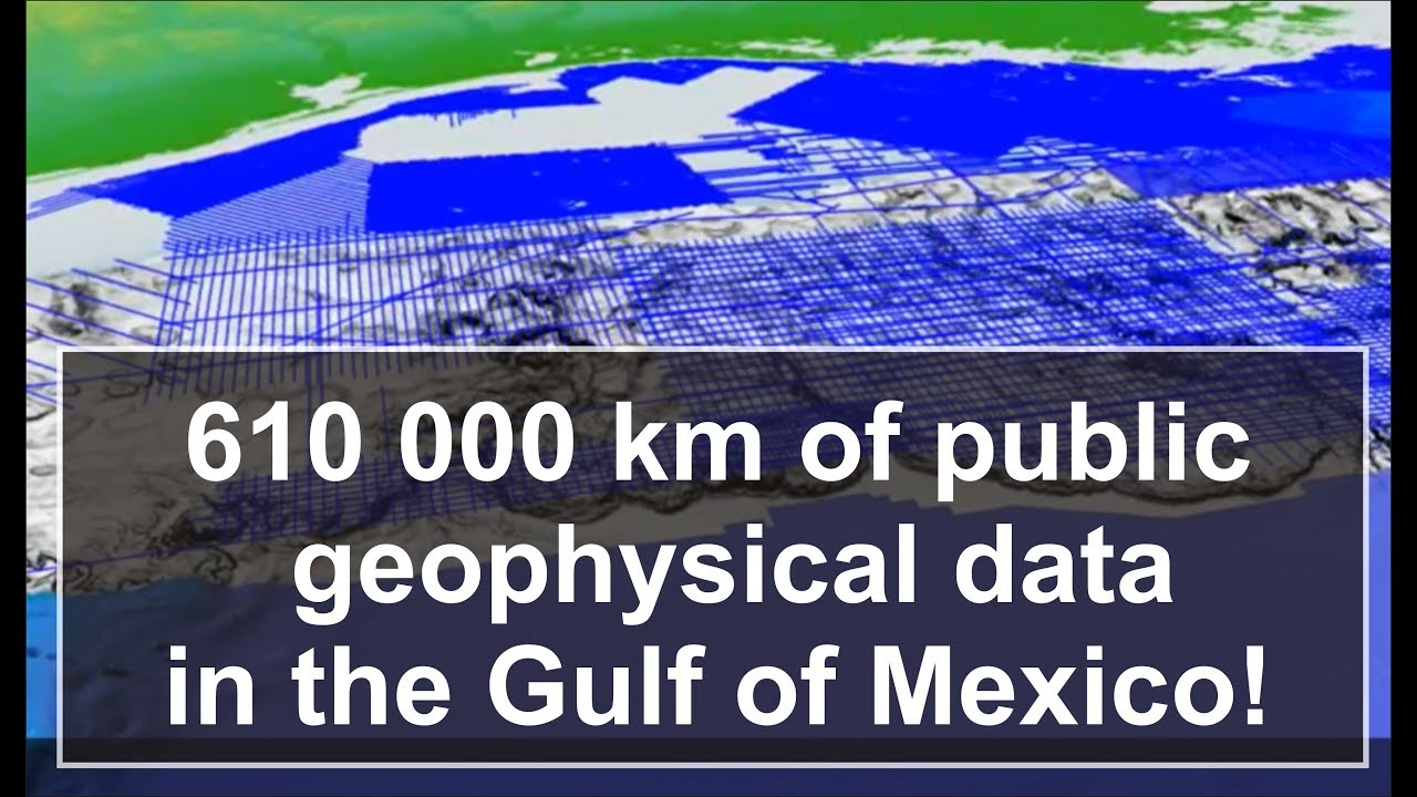 Publicly available geophysical data in the Gulf of Mexico