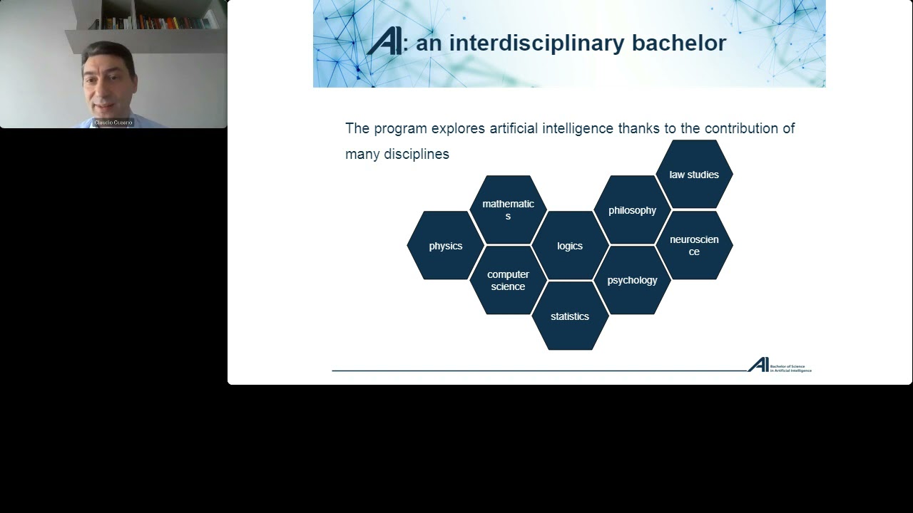 Webinar about the Bachelor of Science in Artificial Intelligence by University of Pavia