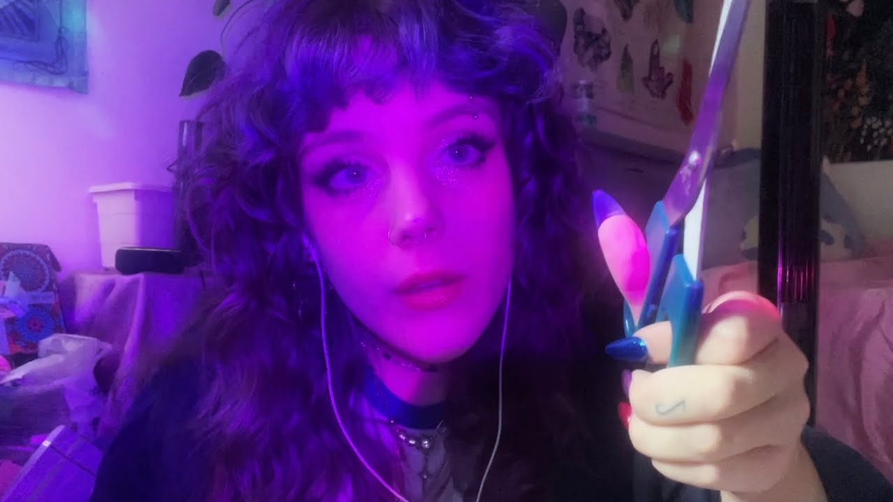 💤CHAOTIC HAIRCUT ASMR (I’m unlicensed and insane)💇‍♀️💤