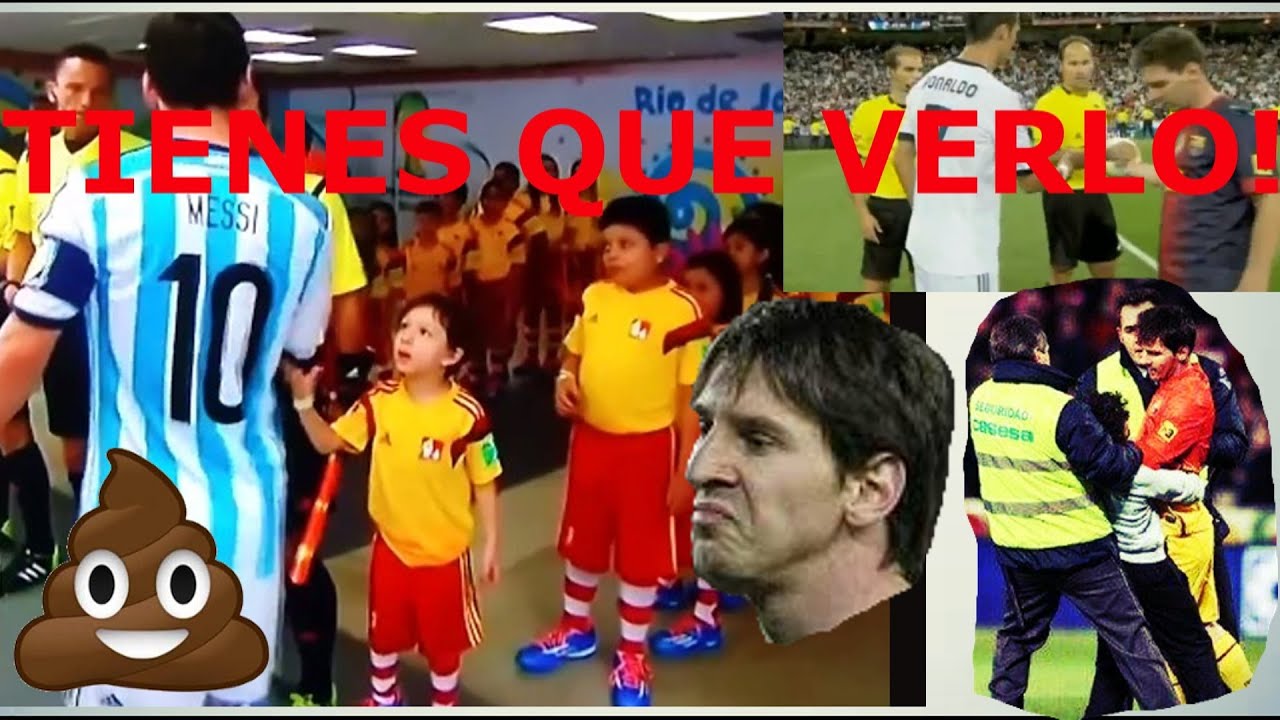 LIONEL MESSI NO SALUDA - RECOPILACI&Ograve;N   MESSI VS CRISTIANO RONALDO 2014