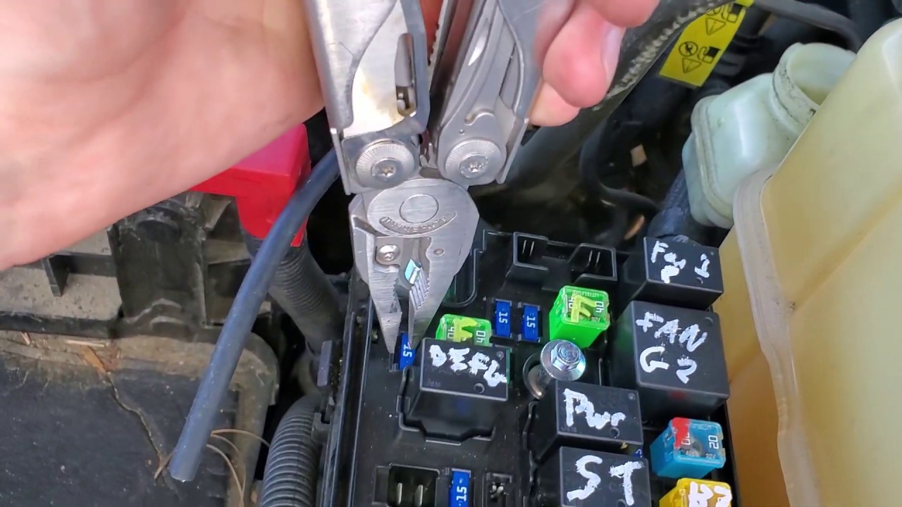 2014 Chevy Captiva Cooling Fan Relays & Fuses