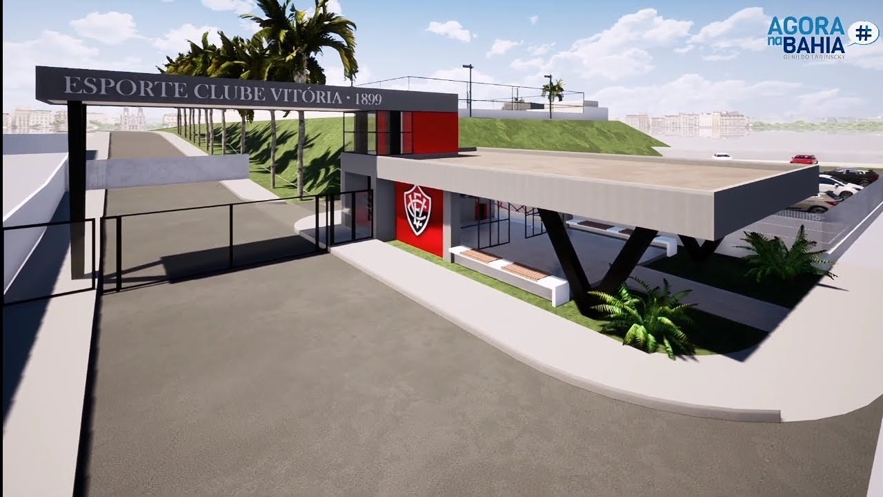 Novo Acesso ao CT do Vitória Manoel Pontes Tanajura Projeto Academia De Craques.