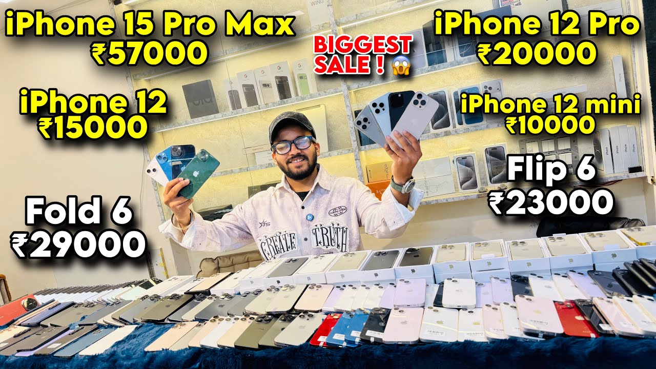Biggest iPhone Sale Ever 🔥 I Cheapest iPhone Market | Second Hand Mobile | iPhone16 Pro iPhone 17