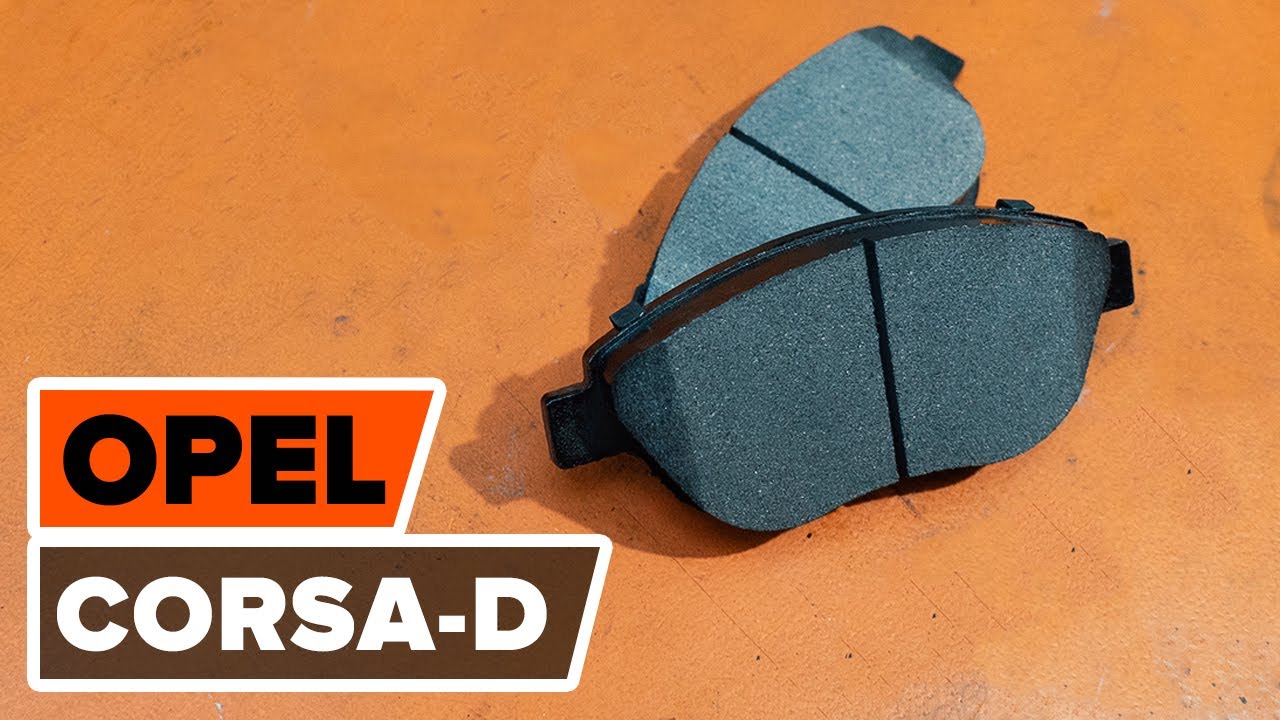 Come sostituire pastiglie freno anteriori su OPEL CORSA D [VIDEO TUTORIAL DI AUTODOC]