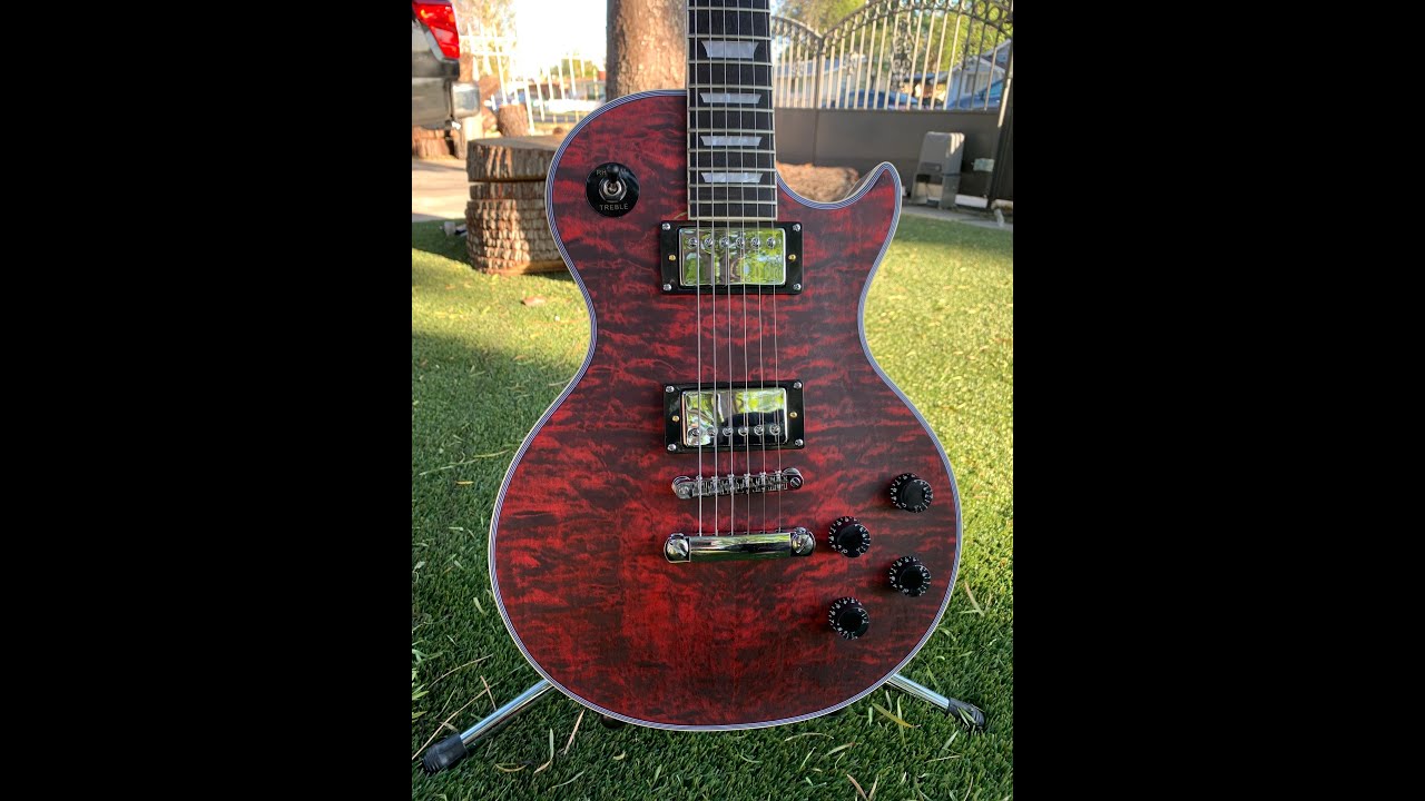 DIY Les Paul Guitar Build (Red&Black)