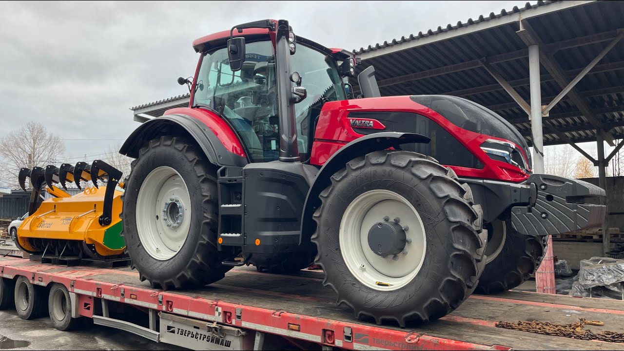 Купил новый трактор Valtra Q305  с лесным мульчером