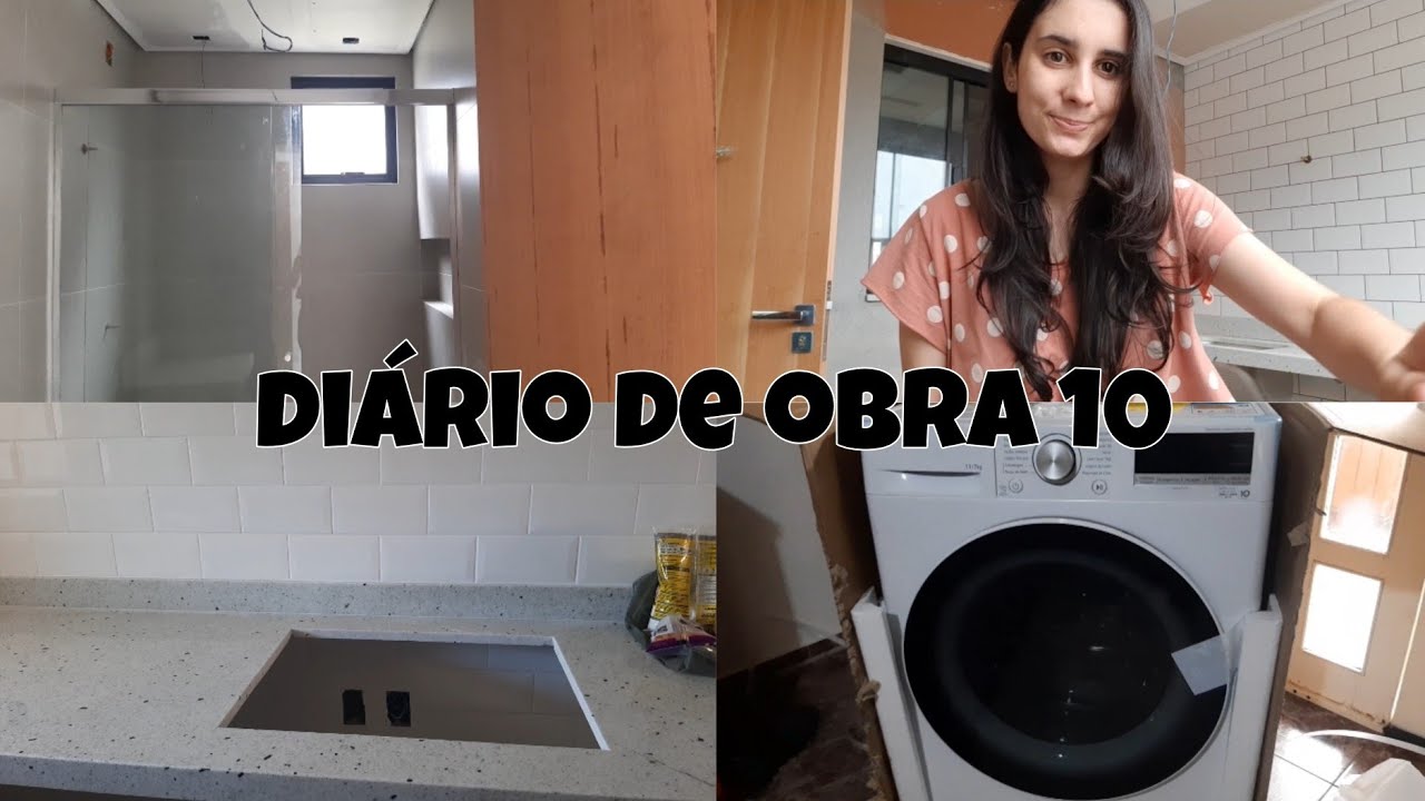 DIÁRIO DE OBRA 10| Rejuntamos o metro white + compramos uma lava e seca