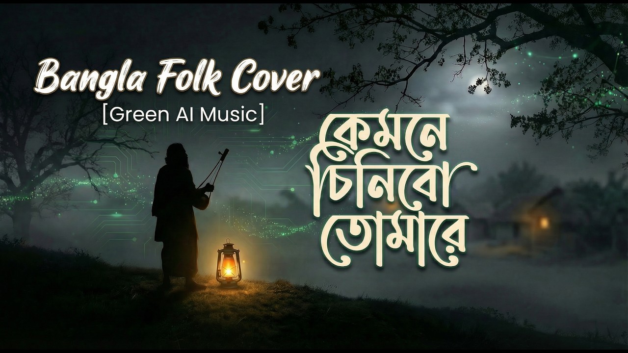 Kemone Chinibo Tomare (কেমনে চিনিবো তোমারে) | Baul | Folk Cover | Green AI Music