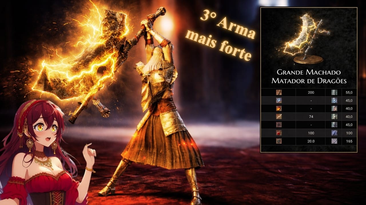 Dark Souls 3 - Build da invocadora de TROVÕES na lapada mais forte do game