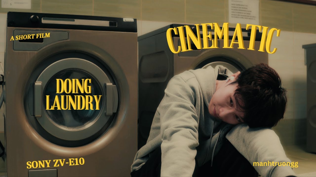 DOING LAUNDRY  !! | Sony ZV- E10 Cinematic Video