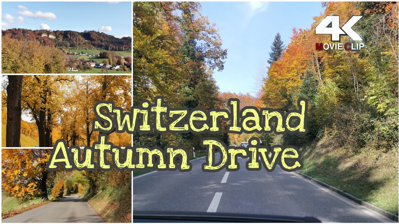 Autumn in Switzerland | DRIVING VIDEO