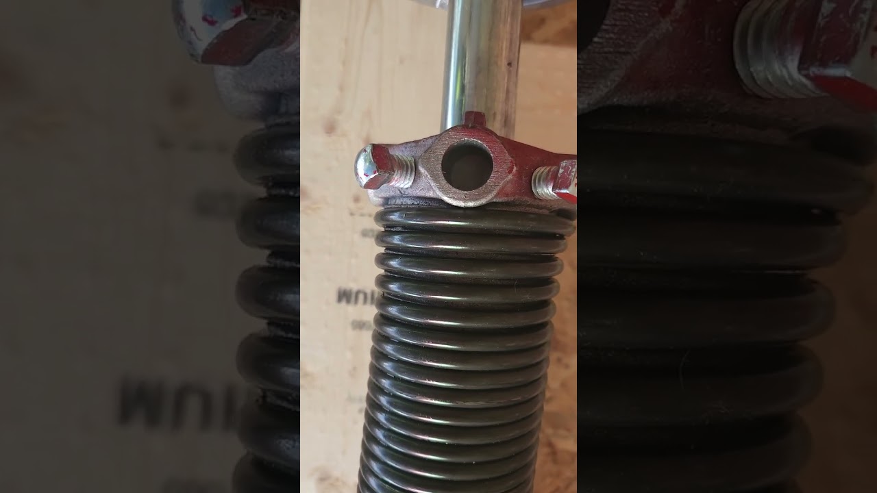 Garage Door Spring proper way to add tension