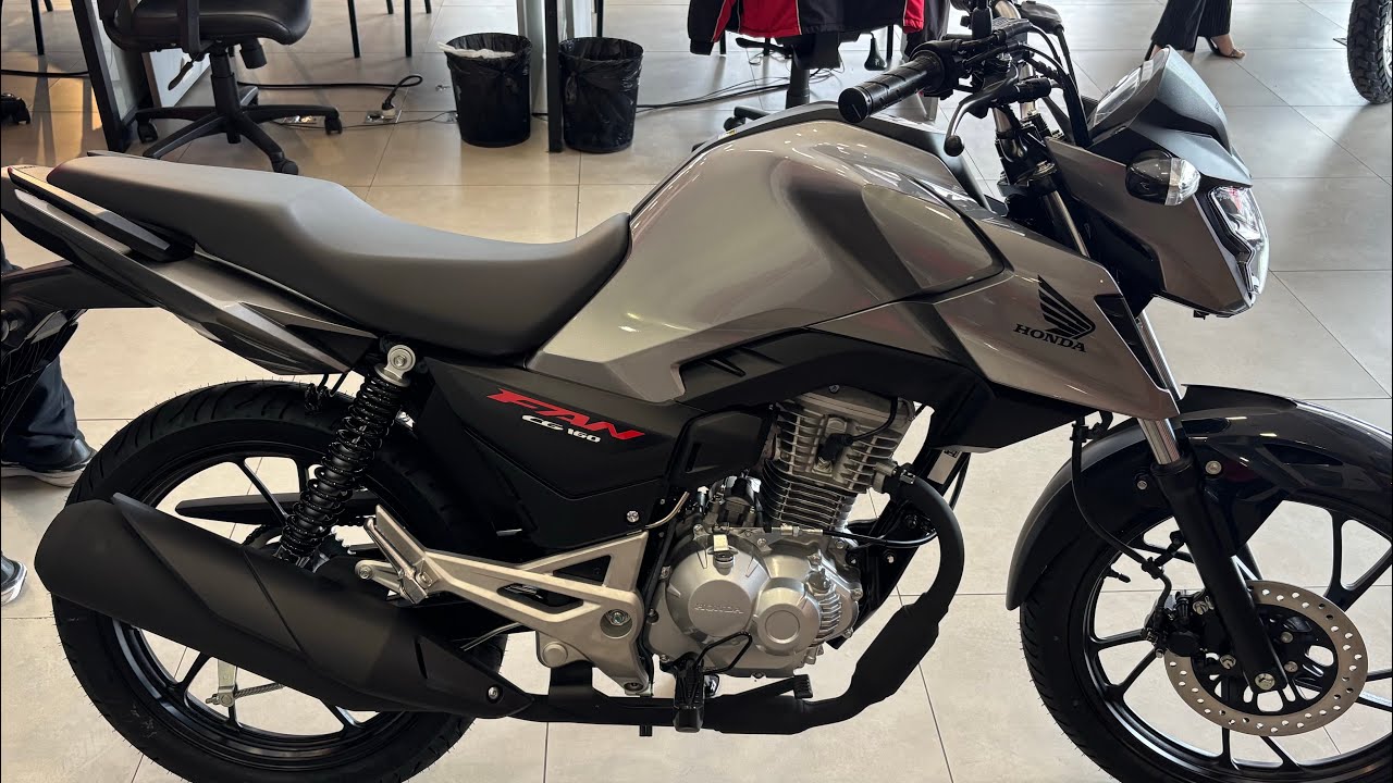 NOVA HONDA CG 160 FAN 2026 PRATA EM DETALHES + PRE&Ccedil;O NA HONDA