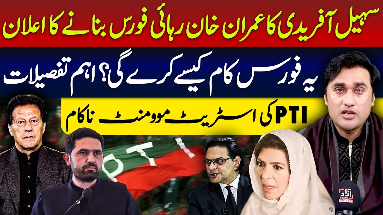 Sohail Afridi's Free Imran Khan Force | How this Force will Work? | Ahmed Warraich