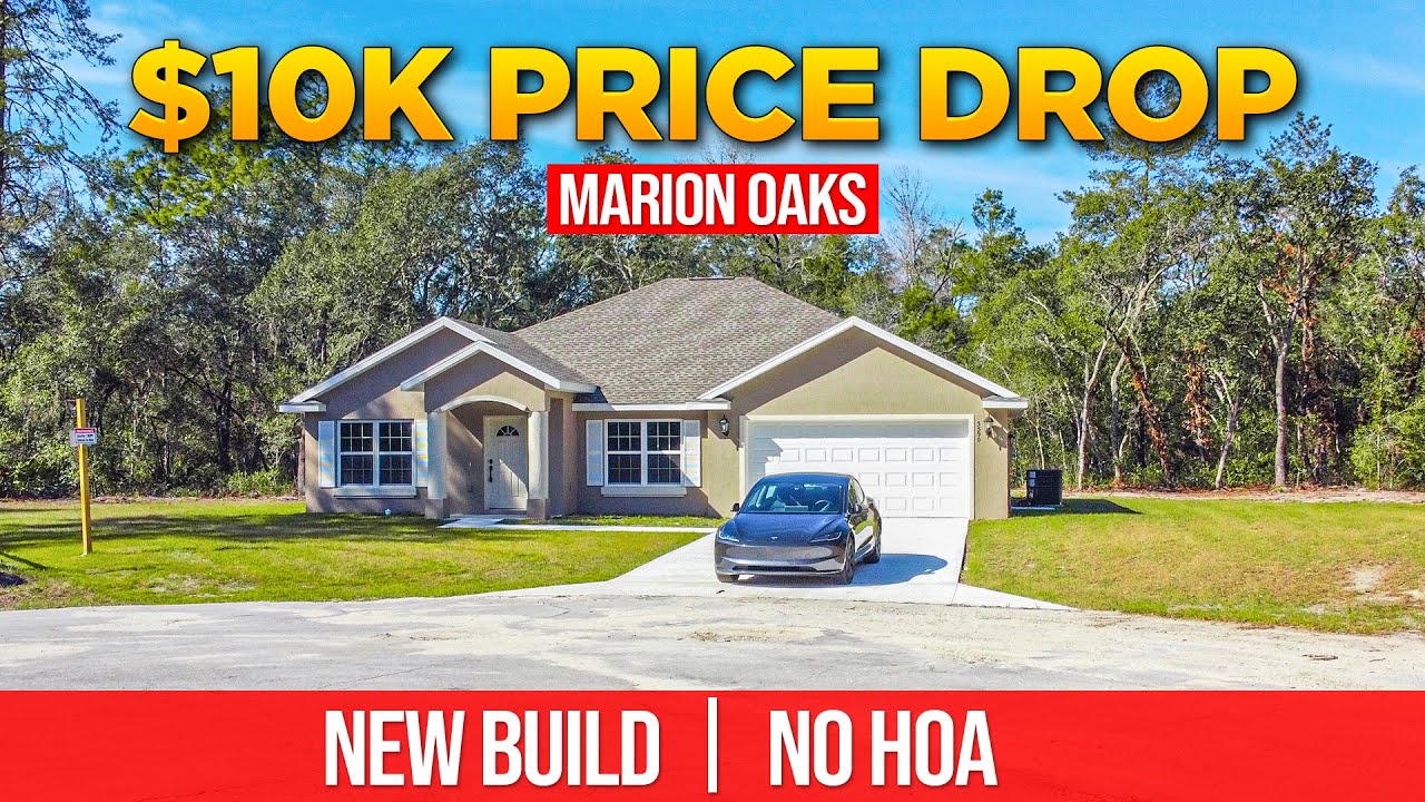 $10,000 PRICE DROP 🚨 New Construction on 1.83 Acres in Marion Oaks