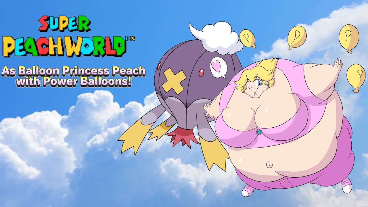 Super Peach World DX as Balloon Princess Peach - World 2