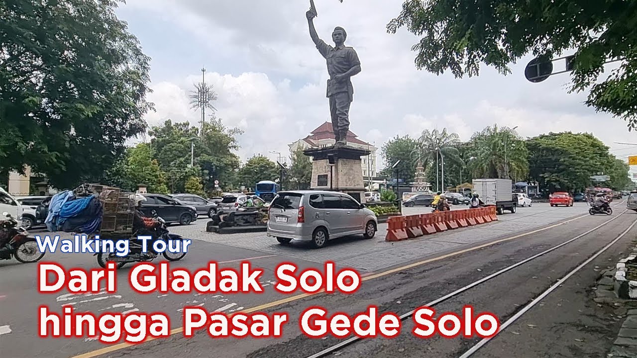 Gladak hingga Pasar Gede Solo - walking tour Solo City