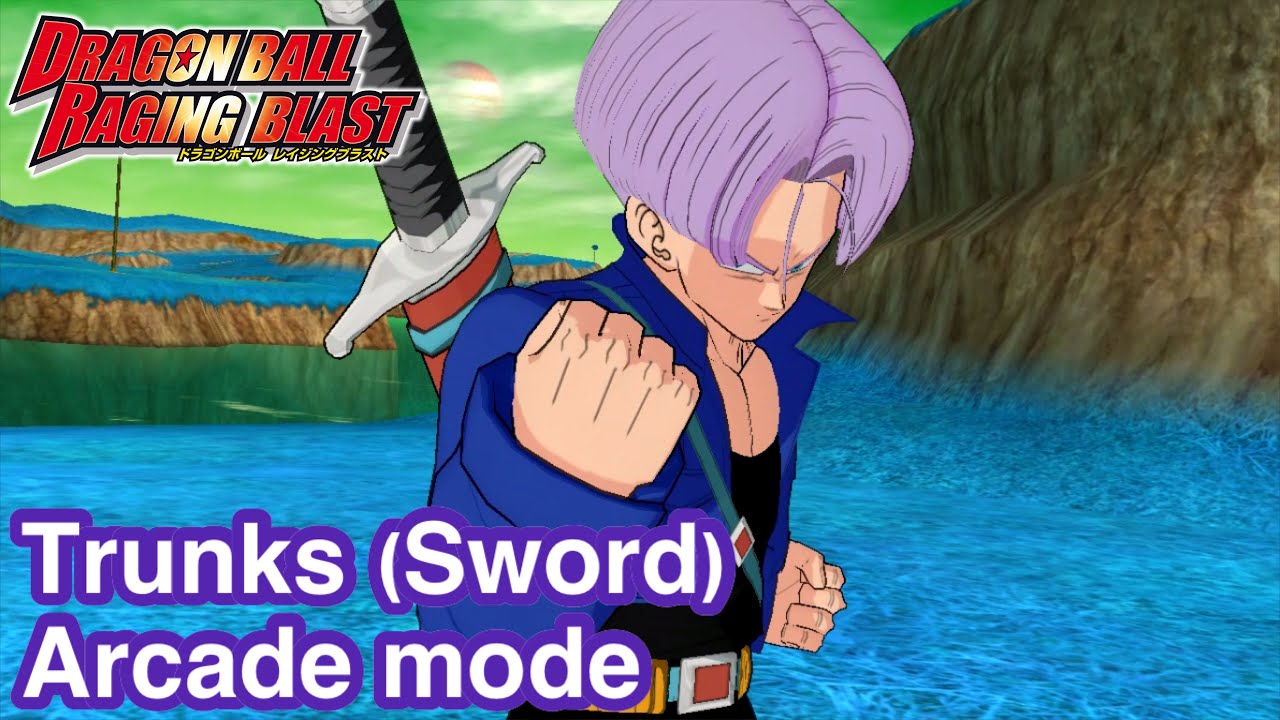 PS3 Dragon ball Raging blast Trunks (Sword) Arcade mode