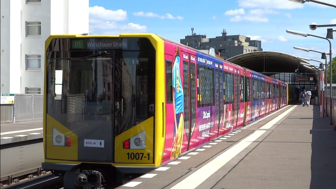 U-Bahn Berlin | Züge auf der U1 & U3 + Mitfahrt über Oberbaumbrücke [HD]