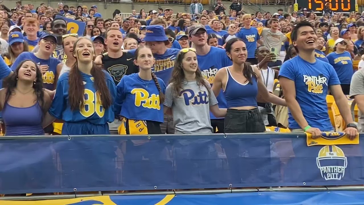 Sweet Caroline at Pitt v.Kent State at Acrisure Stadium in Pittsburgh Week 1