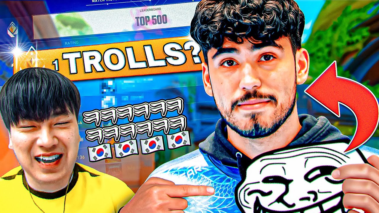 ASPAS & T3XTURE TROLLANDO A RANKED COREANA !!!