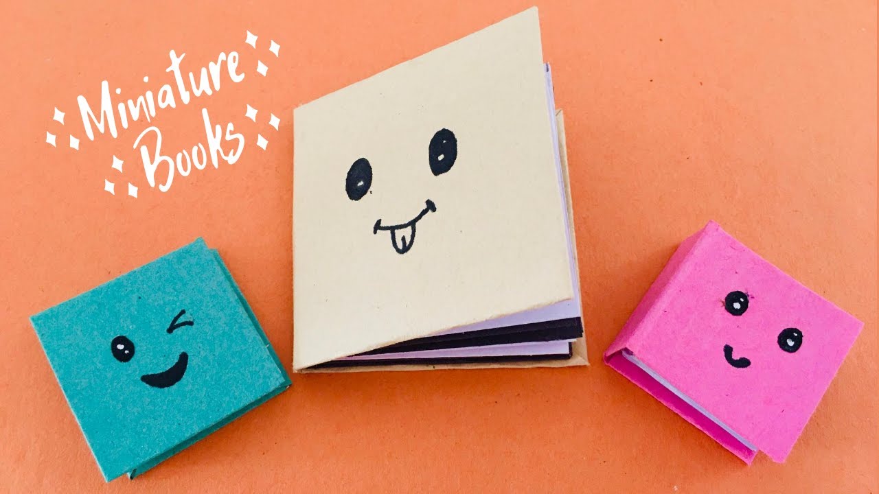 Cute DIY mini notebook crafts | Mini Book | Accordion Book | Pop-up Book