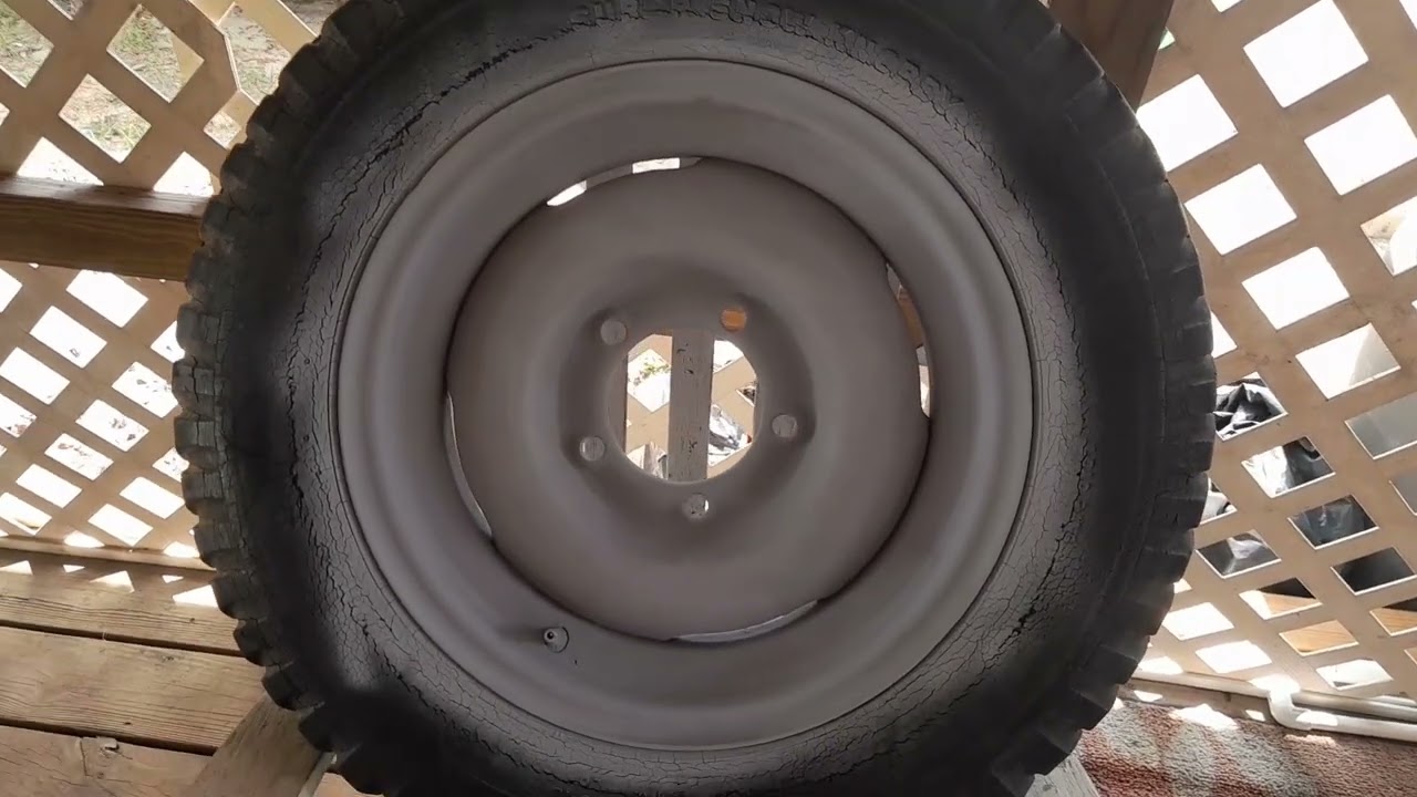 Chrome paint for the rims. Mac Street Garage@youtube.com