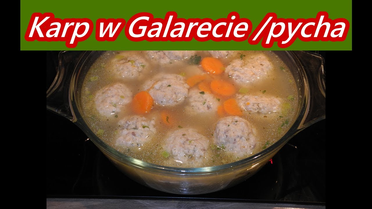KARP W GALARECIE NA WIGILIĘ PRZEPIS BEZ OŚCI  KLOPSY RYBNE NA ŚWIĘTA WIGILIA -PYCHA.Nr.159🧡💥POLECAM