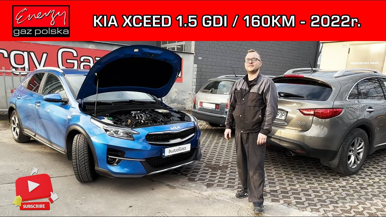 MONTAŻ LPG KIA XCEED 1.5 GDI BEZPOŚREDNI WTRYSK 160KM 2022R NA GAZ BRC MAESTRO W ENERGY GAZ POLSKA