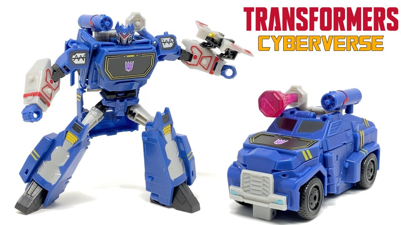 Transformers Cyberverse Deluxe Class Soundwave Review