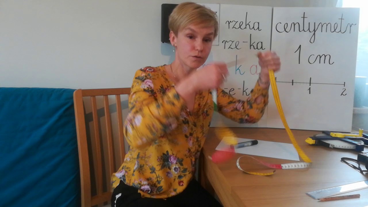 Zdalne nauczanie. Klasa 1. Miara długości- centymetr.