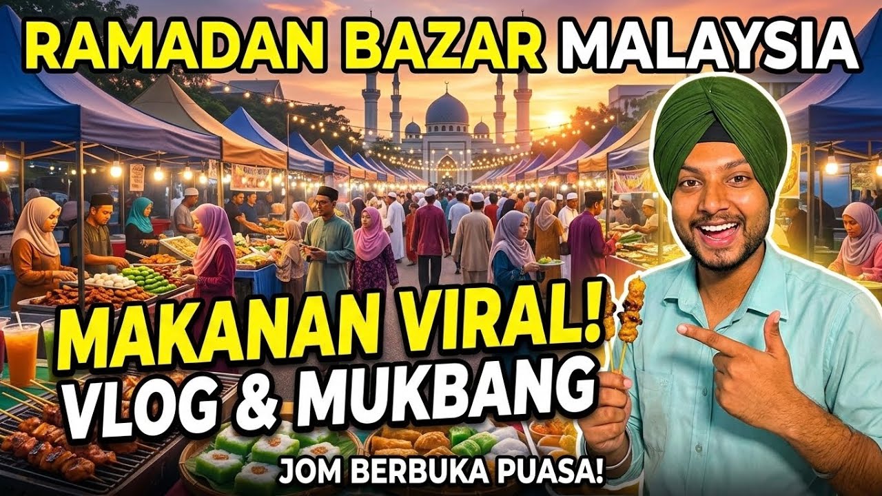 Ramadan bazar Malaysia.Makanan vlog &Mukbang#malaysia #ramadan #bazaar #viralvideo 