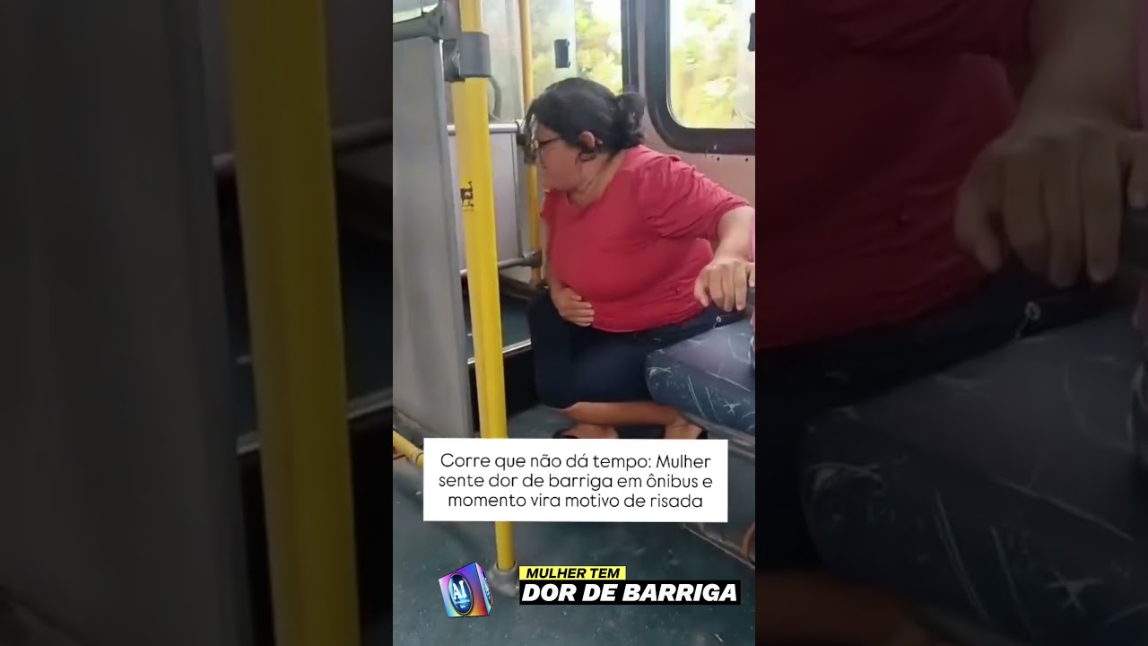 Passageira sente dor de barriga no &ocirc;nibus e arranca risadas dos passageiros