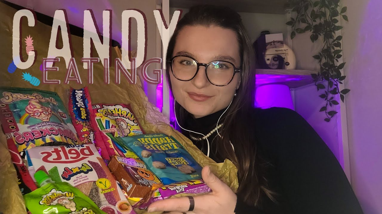 ASMR - Trying American Candy 🍬🍭 (mostly lofi)