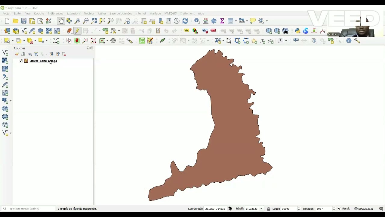 Déterminer la superficie d'un polygoneavec QGIS