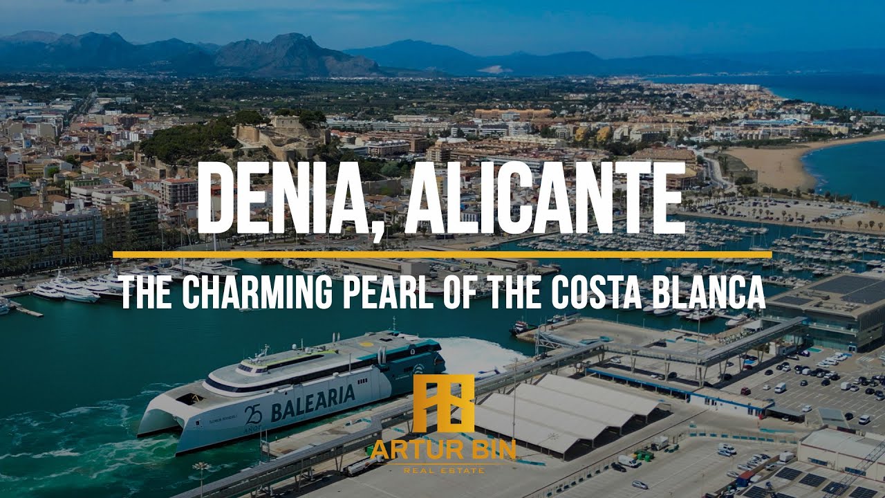🏰 AUGUST 2024: Denia city centre, port, fortress, and beaches - province of Alicante, Spain