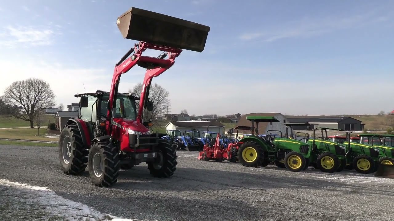 2019 Massey Ferguson 5711 Tractor w/ Cab & Loader! Sharp! For Sale by Mast Tractor Sales