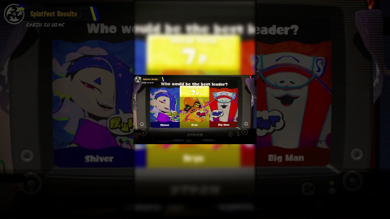 SPLATFEST RESULTS ARE OUT! Shiver, Frye, and Big Man Splatoon 3 