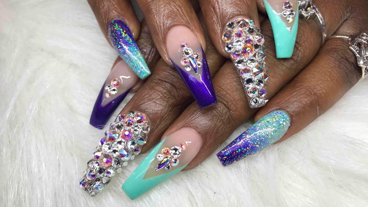 Watch Me Work: Mint/Purple 