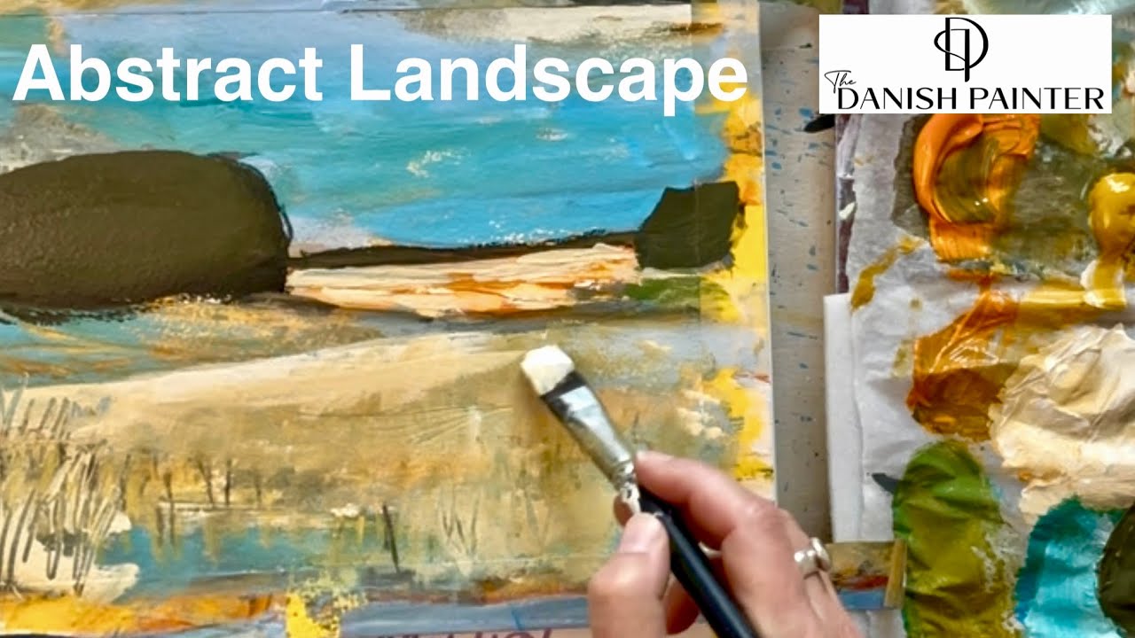 Painting The Feeling of a Landscape | Abstract Studio Session