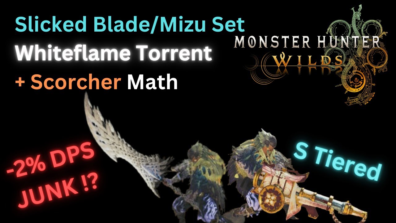 Whiteflame Torrent и Scorcher Mechanics (набор Slicked Bubble и Mizutsune) Monster Hunter Wilds (...