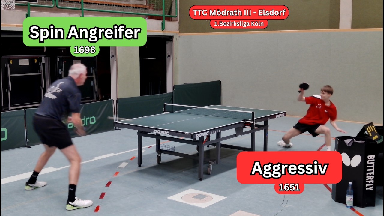 🏓Der Silverspinner schlägt zurück🏓L.Pfennighaus - C.Krome I Mödrath - Elsdorf