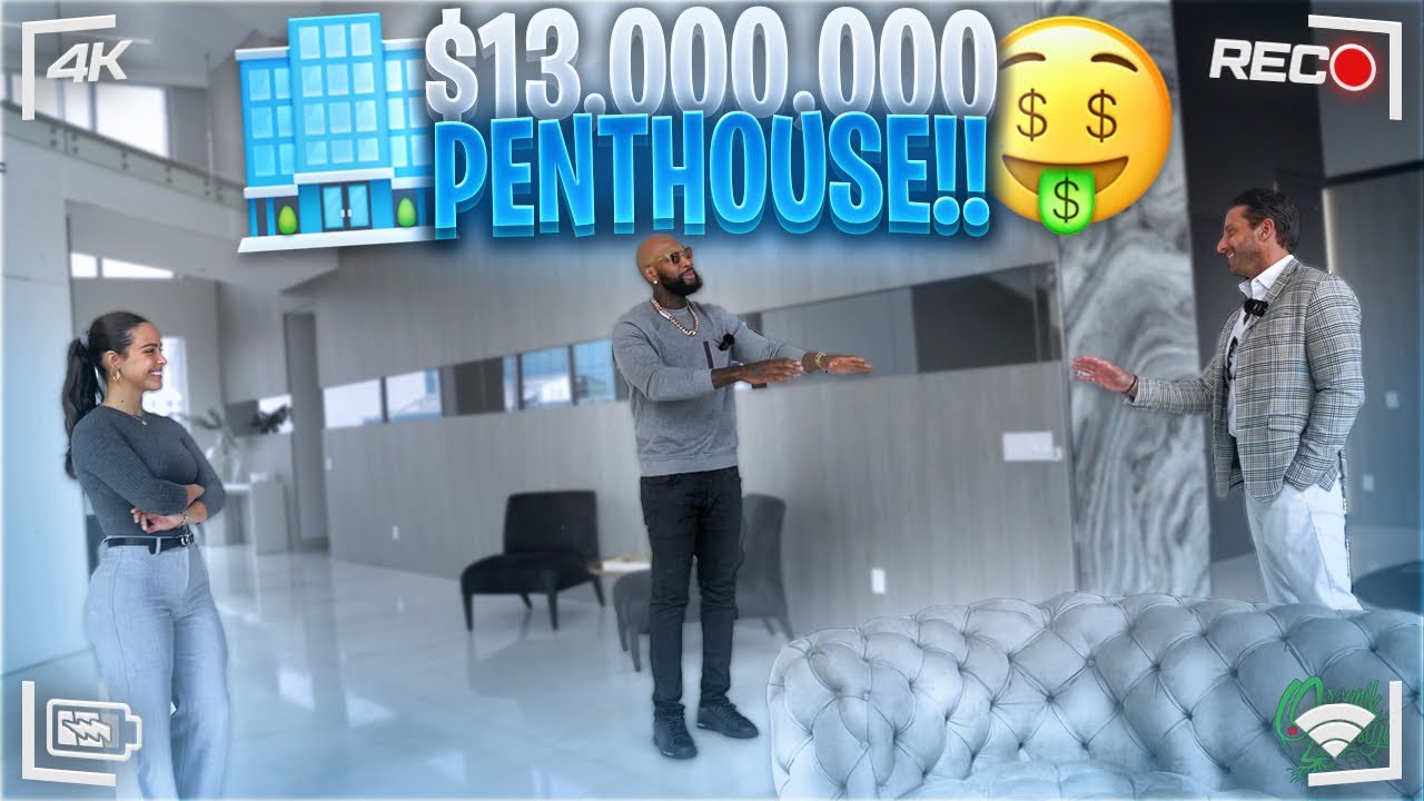 TOURING !!! $13,000,000 PENTHOUSE IN MIAMI
