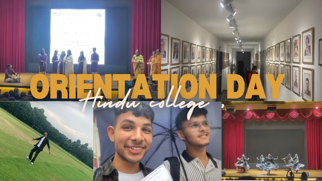 My college *ORIENTATION DAY* ✨😍| First day in Hindu college