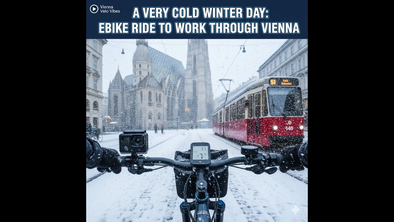 Vienna Ebike Tour, Cold Winter Day