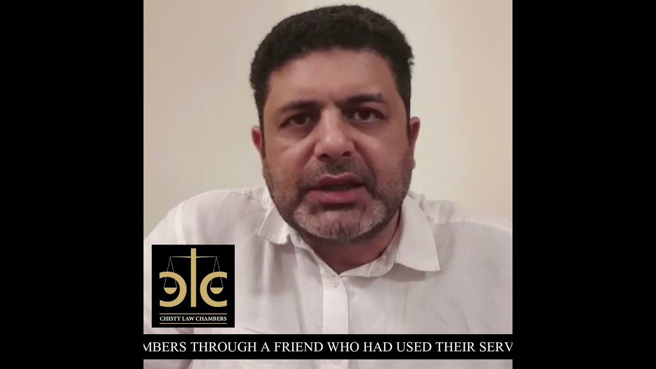 UK SOLE REPRESENTATIVE BUSINESS VISA APPROVED (2021) | CHISTY LAW CHAMBERS | CLIENT TESTIMONIAL