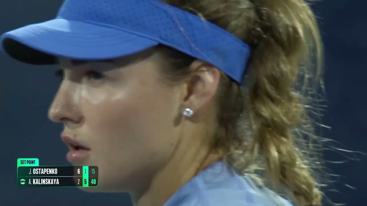 Highlights: Dubai R1 - Kalinskaya vs. Ostapenko - 2026 Dubai Duty Free Tennis Championships