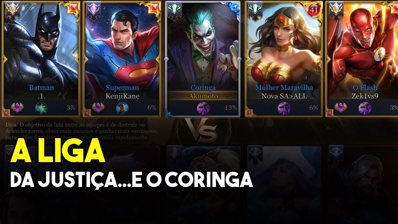 A Liga da Justiça...e o Coringa - Arena of Valor