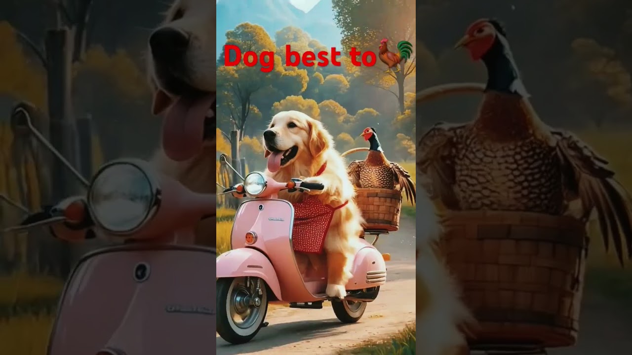 dog best chicken #billionairedairy #funny 🐓🤣