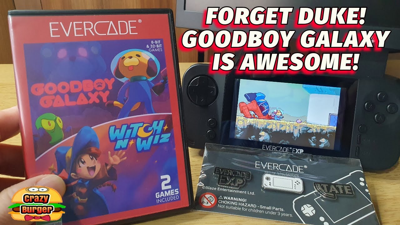 Evercade Dual Cart - Goodboy Galaxy & Witch N Wiz! Is Goodboy Galaxy better than Duke Nukem?!
